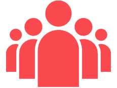 Icon of a crowd of people