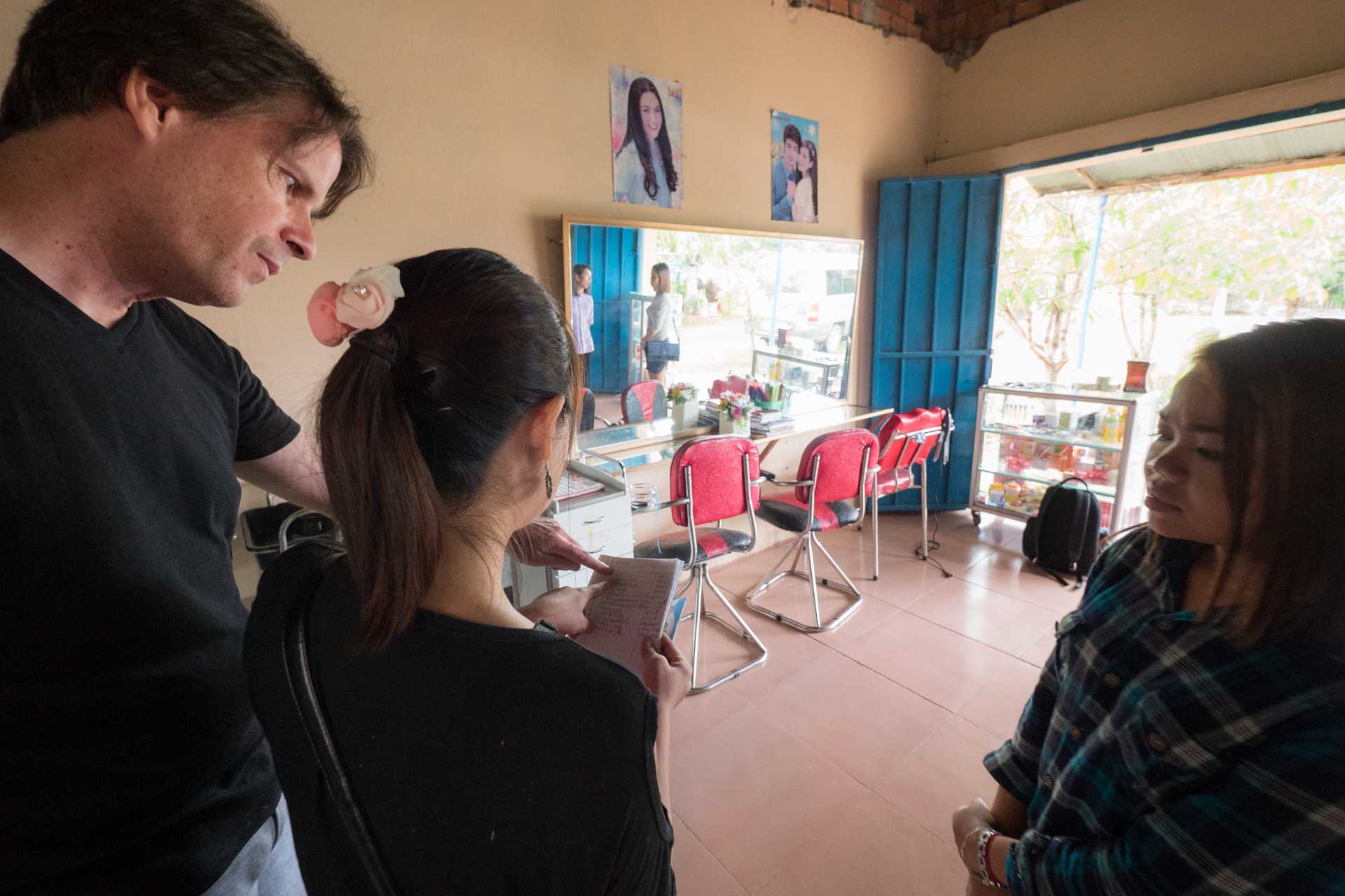 Doug is helping the students in The Beauty+ Network.